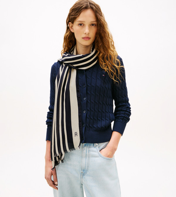 Tommy Hilfiger  Scarves - Navy Woven Scarves