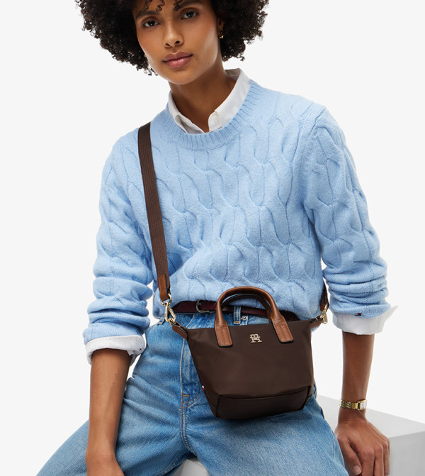 Tommy Hilfiger Tommy Hilfiger - Brown Tote Bags