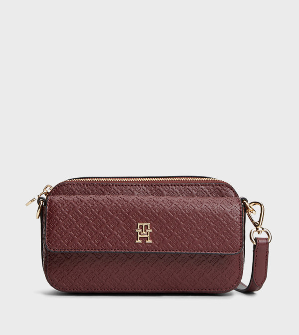 تومي هيلفيغر  cherry-mohogany - بني محمر  Cross Body Bags