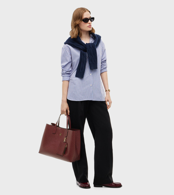 Tommy Hilfiger Tommy Hilfiger - Maroon Tote Bags