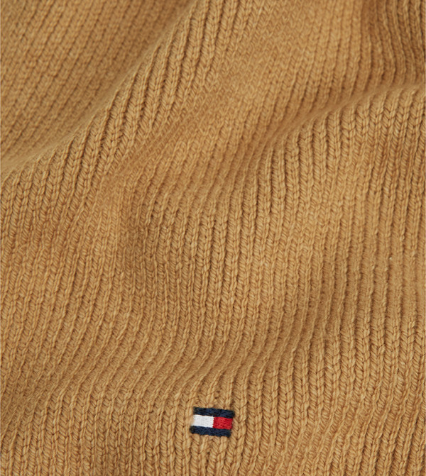 Tommy Hilfiger  Woollen Scarves - Camel Woolen Scarves