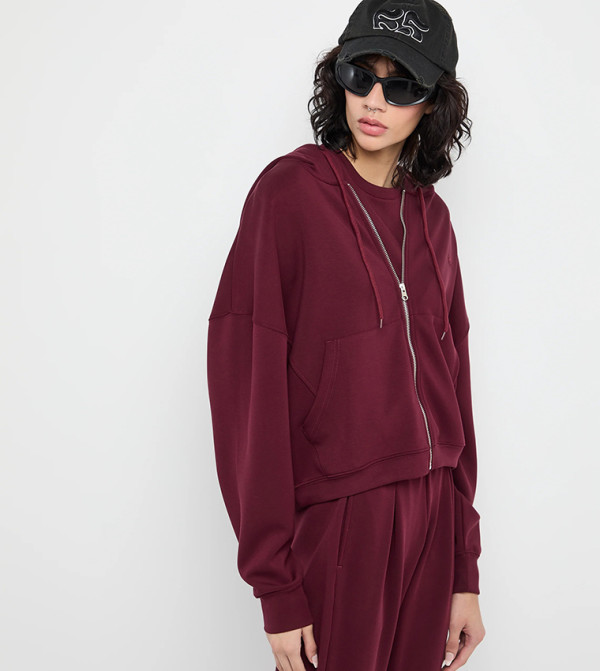 F5 F5 - Wine Casual Jackets