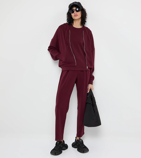 F5 F5 - Wine Casual Jackets