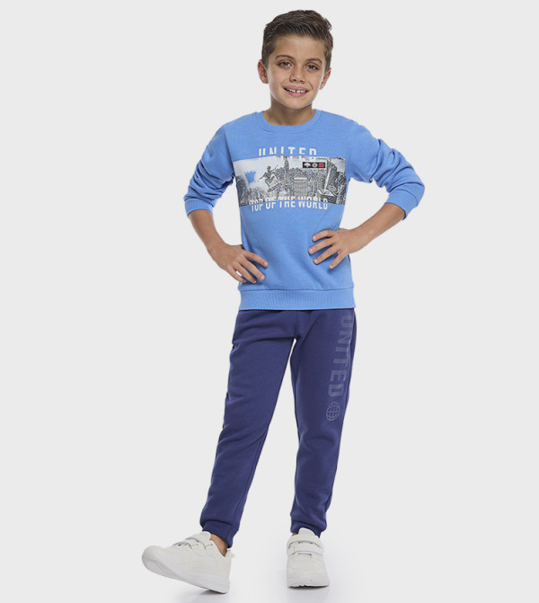Victor and Jane Victor and Jane - Blue clothing sets