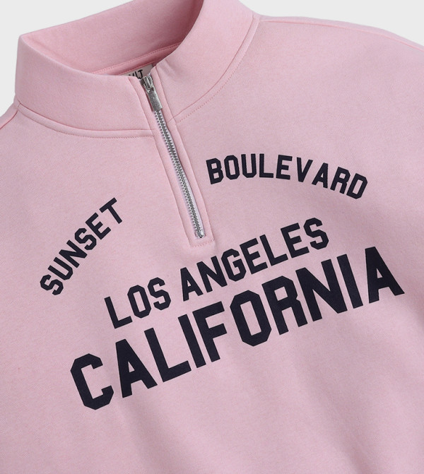 Victor and Jane  Hoodies & Sweatshirts - Pink Sweatshirts