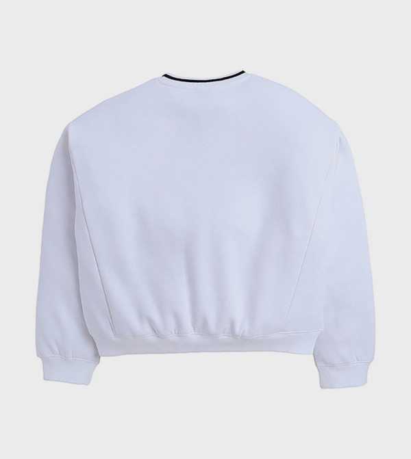 Victor and Jane - White Sweatshirts