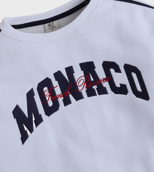 Victor and Jane  Hoodies & Sweatshirts - White Sweatshirts
