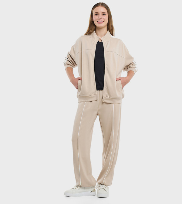 Victor and Jane  - Beige Co-Ord Set