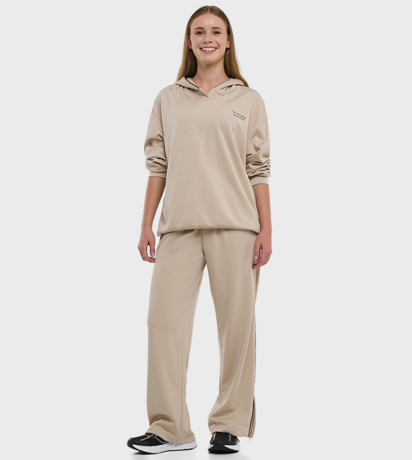 Victor and Jane  Clothing Sets - Beige Co-Ord Set