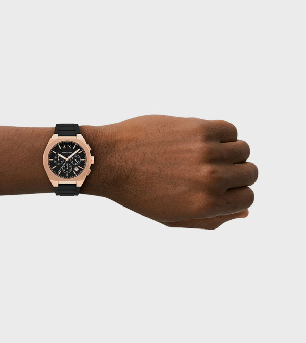 ارماني اكستشينج ساعات - أسود undefined