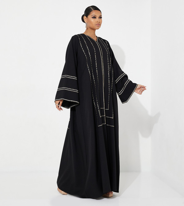 Ayoun Abaya Ayoun Abaya - Black Abayas