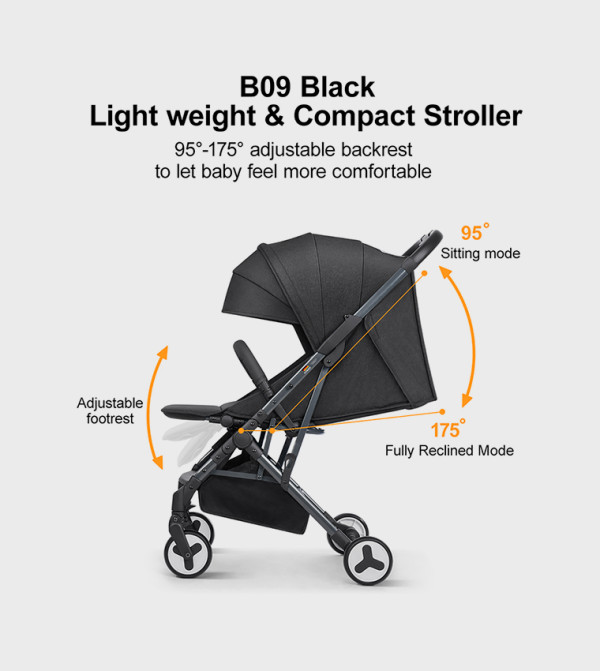 Gokke Gokke - Black Strollers & Travel Systems