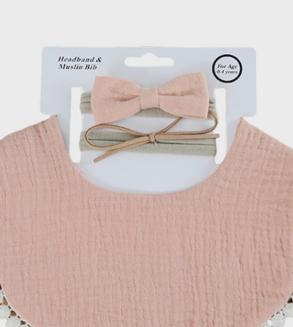 Bambimici Bibs & Hanky - Beige Bibs & Hanky