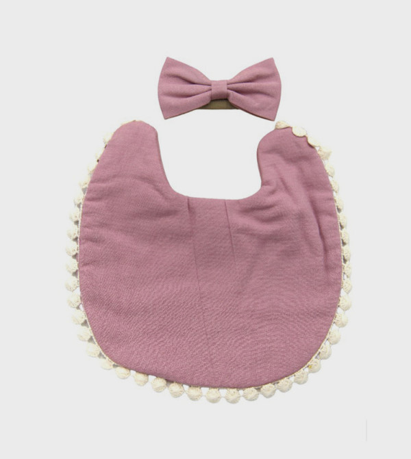Bambimici Bibs & Hanky - Pink Bibs & Hanky