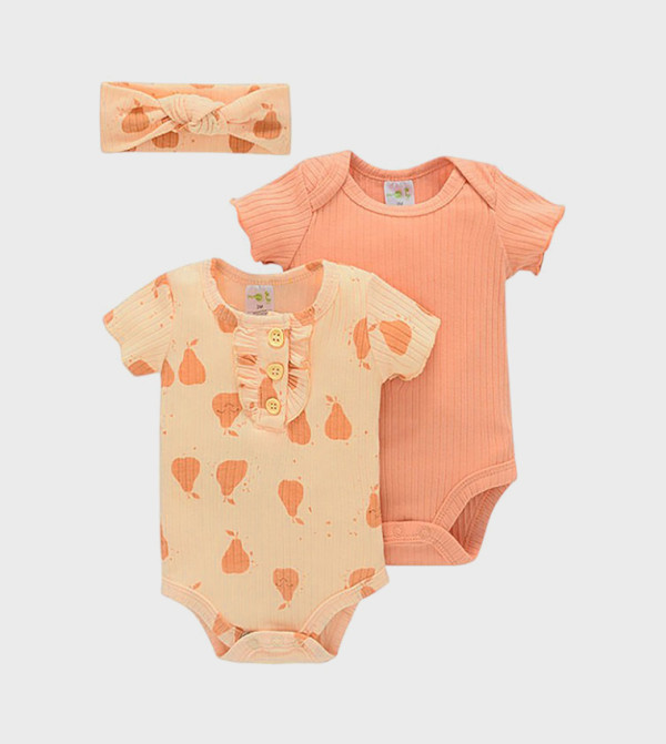 Bambimici  Onepiece & Bodysuits - Orange Bodysuit