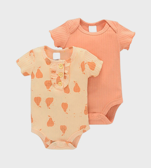 Bambimici  Onepiece & Bodysuits - Orange Bodysuit