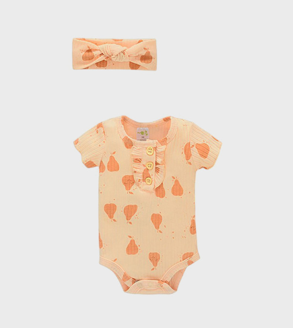 Bambimici  Onepiece & Bodysuits - Orange Bodysuit