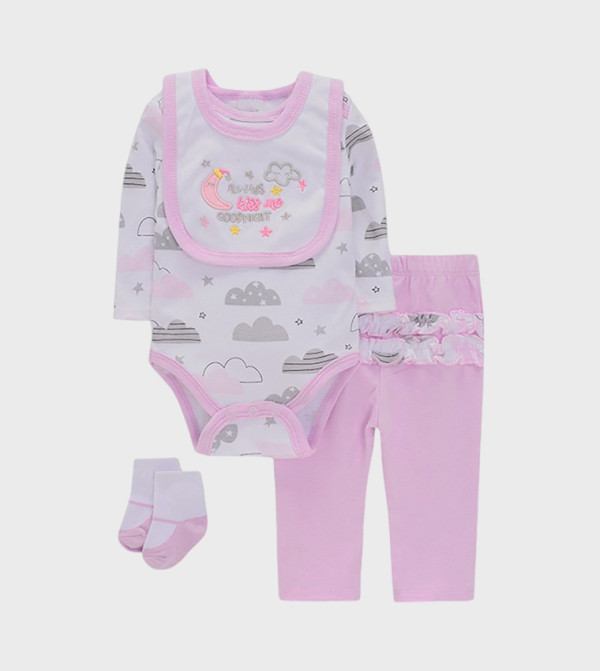 Bambimici Bambimici - Purple Top & Pyjama Sets