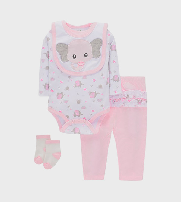 Bambimici Bambimici - Pink Top & Pyjama Sets