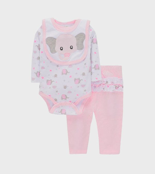 Bambimici Bambimici - Pink Top & Pyjama Sets