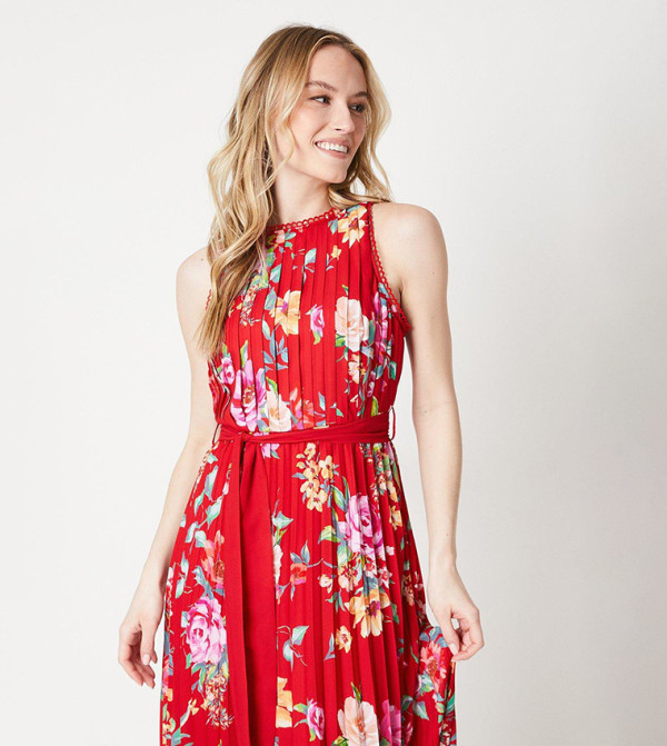Oasis - Outlet  floral-dresses-march - Red Maxi Dresses