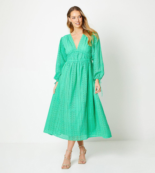 Oasis - Outlet  - Green Midi Dresses