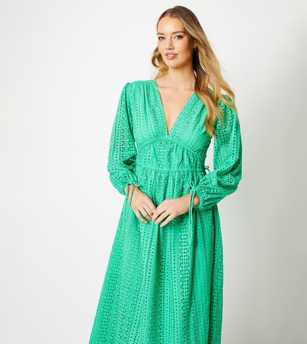 Oasis - Outlet  - Green Midi Dresses