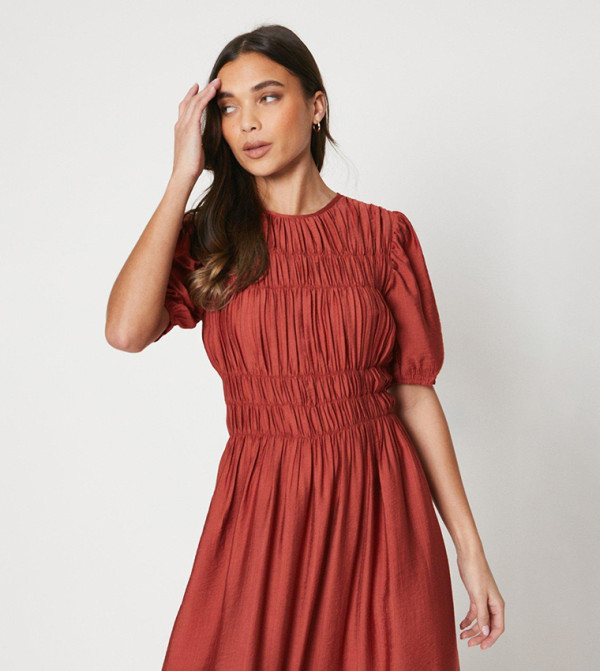 Oasis Clothing - Orange Casual Dresses