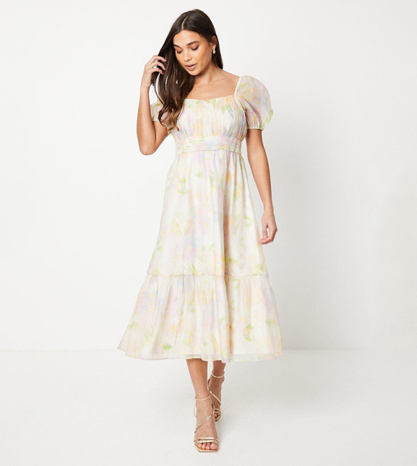 Oasis Oasis - Beige Midi Dresses