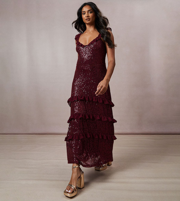 Oasis  Dresses - Red Maxi Dresses