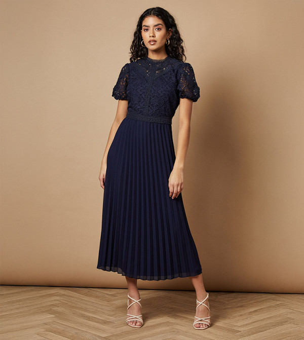 اويسيس اويسيس - كحلي Midi Dresses