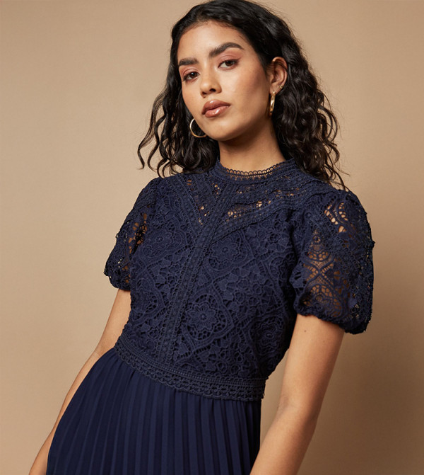 اويسيس اويسيس - كحلي Midi Dresses