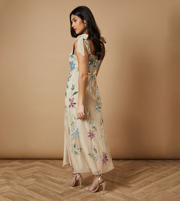 Oasis Dresses - Cream Casual Dresses