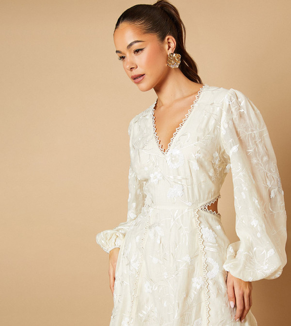 Oasis  Dresses - Ivory Casual Dresses