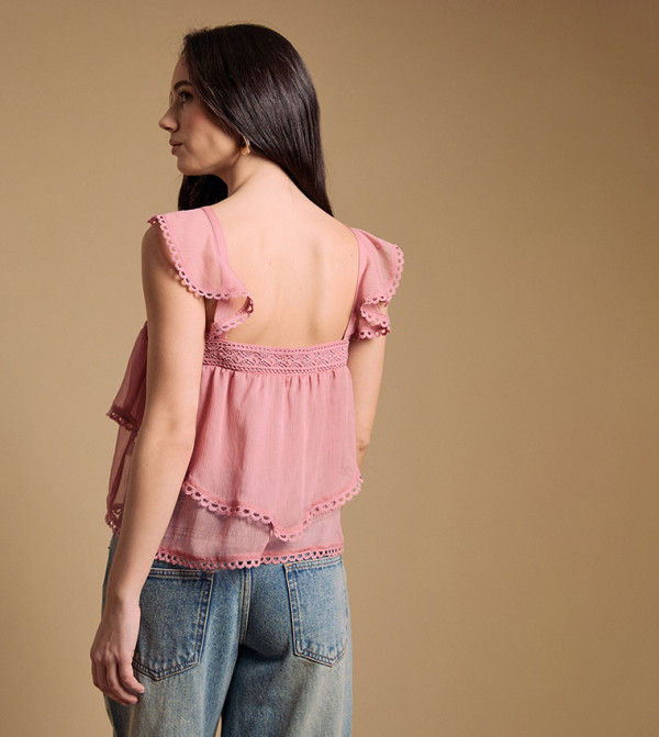 Oasis Oasis - Pink Sleeveless Tops