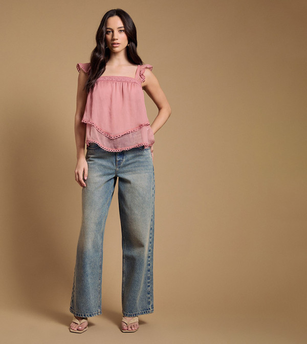 Oasis Oasis - Pink Sleeveless Tops