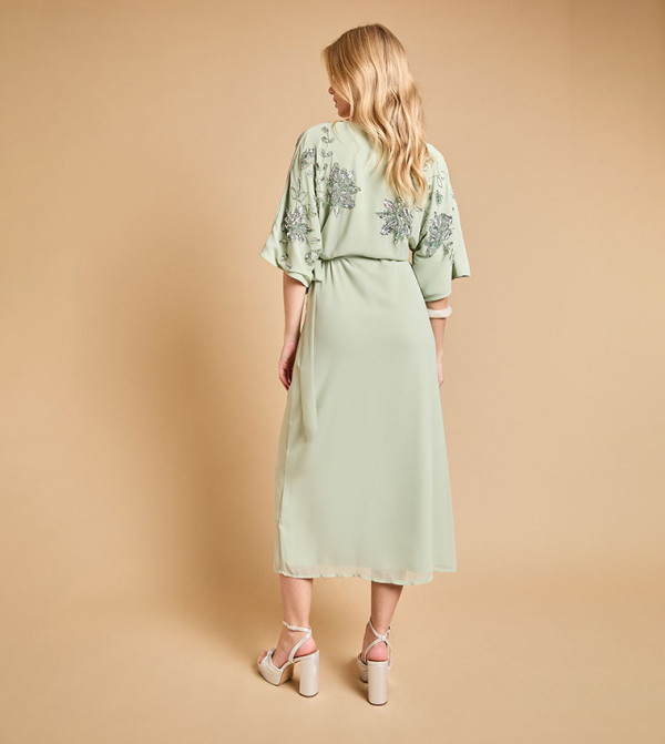 Oasis Clothing - Green Midi Dresses