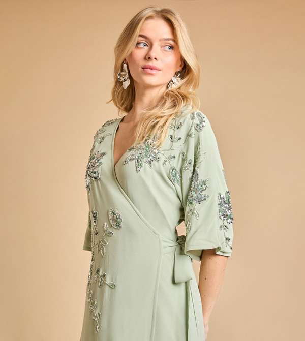 Oasis Clothing - Green Midi Dresses
