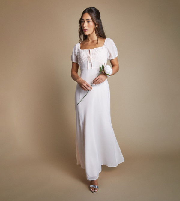 اويسيس   modest-dressing - وردي Maxi Dresses