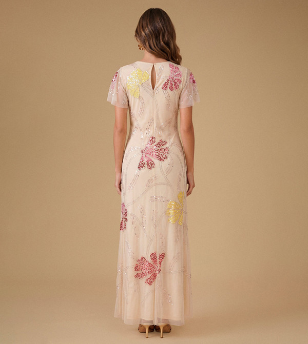 Oasis Clothing - Beige Maxi Dresses