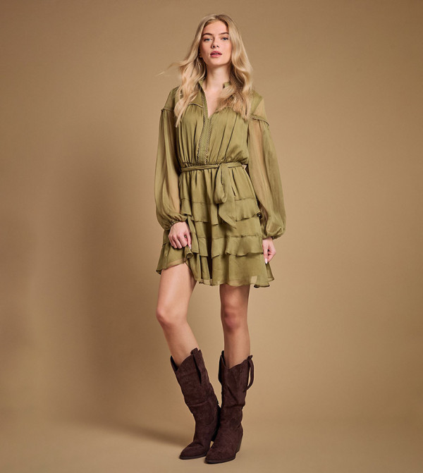 Oasis Oasis - Dark Brown Mid Calf Boots