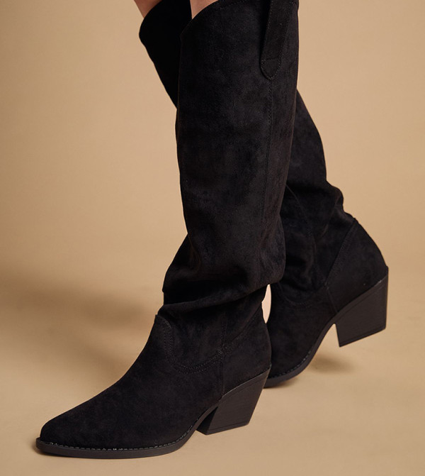 Oasis Oasis - BLACK Knee length Boots