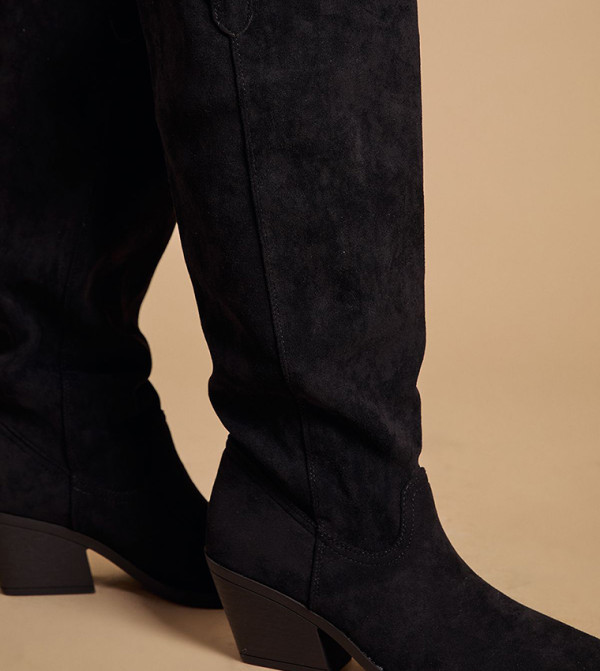 Oasis Oasis - BLACK Knee length Boots