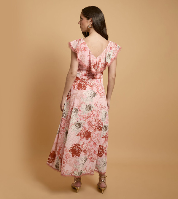 Oasis Clothing - Pink Midi Dresses