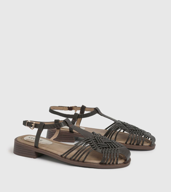 Oasis Oasis - Brown Flat Sandals