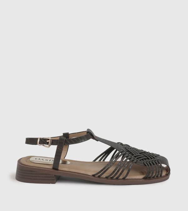 Oasis Oasis - Brown Flat Sandals