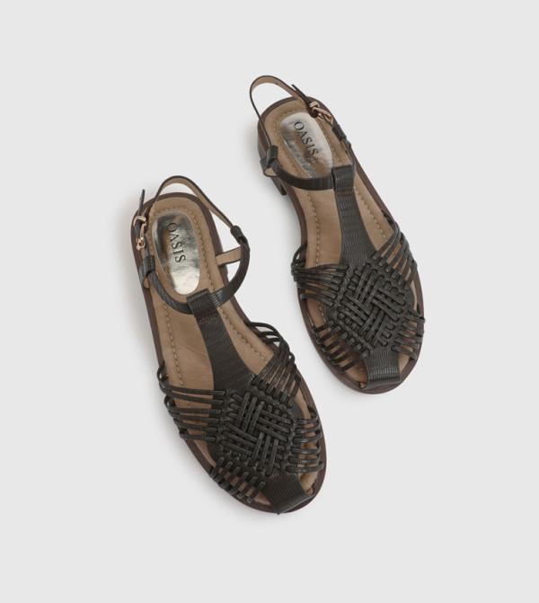 Oasis Oasis - Brown Flat Sandals