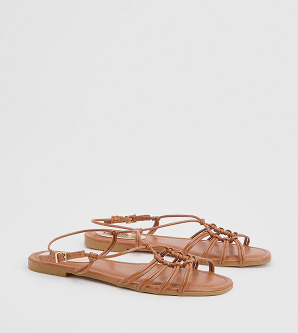 Oasis Oasis - Brown Flat Sandals