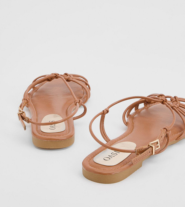 Oasis Oasis - Brown Flat Sandals