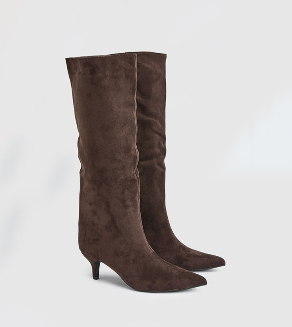 اويسيس   أحذية عالية الركبة - بني  Knee length Boots